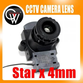 Lente 4mm F1.5 Starlight con corte IR para CCTV 720P/1080P