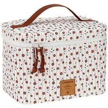 Sacchetto LÄSSIG “To Go” per bambini – Caddy bianco fiori