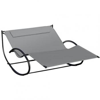 Mhstar Uk Ltd Outsunny Deluxe Double Hammock Sun Lounger