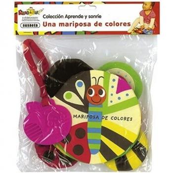 Una mariposa de colores.