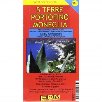SP-1 Moneglia e Riviera di Levante. Carte dei sentieri di Liguria
