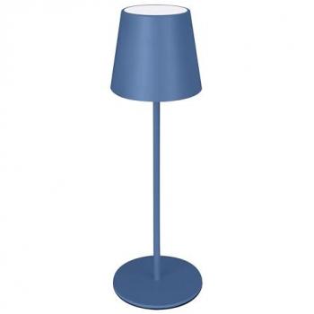Lampada D'Appoggio Majestic AGATA BP Blu Pastello – 1 Luce LED