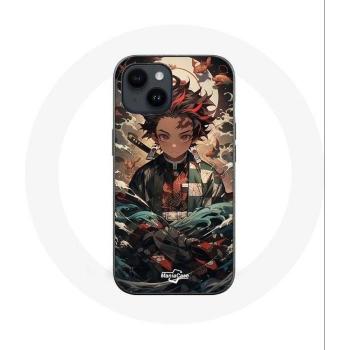 Cover für iPhone 14 Demon Slayer Tanjiro Anime Manga