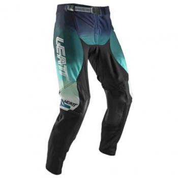 Leatt Moto 4.5 Lite Damen Motocross Hose Schwarz Weiss Blau M