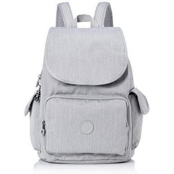 City Pack Sac à dos gris et beige Kipling avec détails Pep multicolores pour femmes Taille M