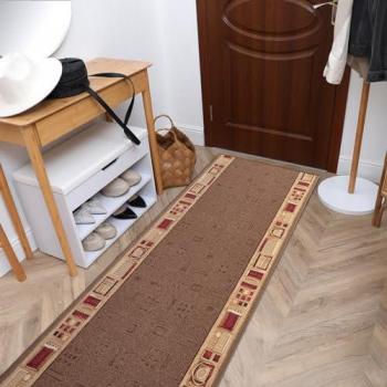 Jena Brown Anti-Slip Runner 100x190 cm