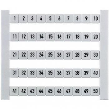 DEK 5 FW 101-150 5mm White Labels for Terminal Blocks (50 Units)
