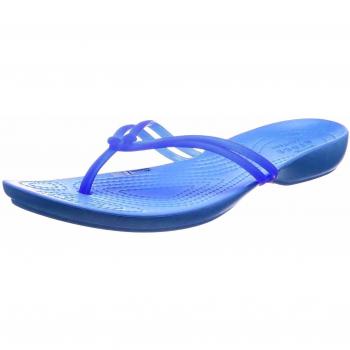 Crocs Damen Isabella Flip Flop, Blau, 35 EU