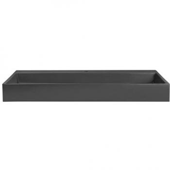 Vasque Suspendue Noire Rectangulaire 100 x 46 cm