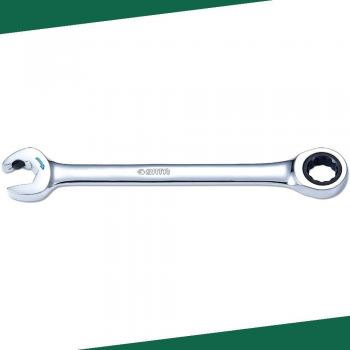Llave Acero Cromo‑Vanadio 43608, 172 mm, Poligonal y Trinquete