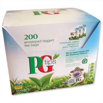 PG Tips Tea Envelopes 200's Box of 200