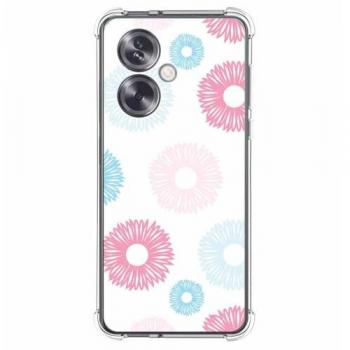 Funda Silicona Antigolpes Oppo A79 5G con Diseño Flores 06