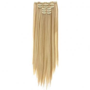 LANLAN 16 Clip-In Synthetic Hair Extensions