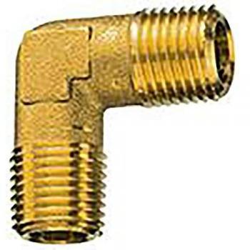 Raccordo Maschio 3/8 Gomito con Filatura Lungo 26 mm