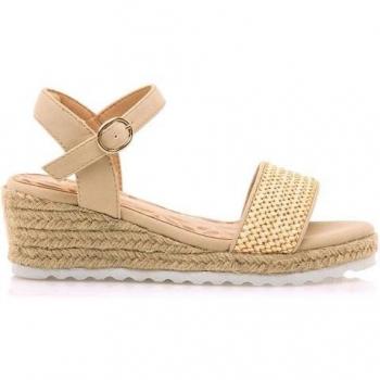MTNG | Sandalia Mustang para Niña Beige Casual Alta Calidad