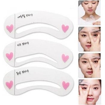 3 Pcs Eyebrow Makeup Stencils
