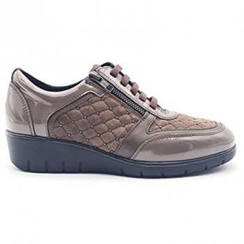 Stivaletti in pelle scamosciata e laccato nero Doctor Cutillas Sidney 60329