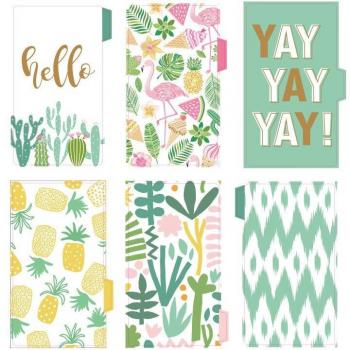 Kawaii A5 A6 Flower Agenda Notebook with 5 Sheets Separator
