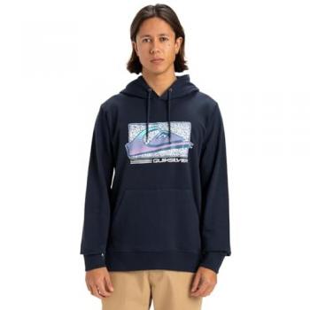 Quiksilver Navy Retro Fade Hoodie L