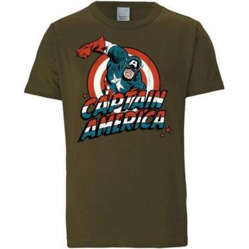 Damen T-Shirt mit Captain America Print