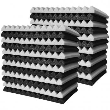Briques acoustiques en pyramide 24 tuiles