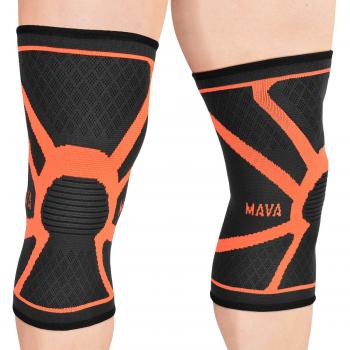 Mava Weight Lifting Knee Sleeves