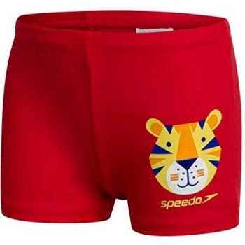 Speedo Jungleterry Plastisol Placement Applique Aquashort Slips de Bain Fille, Multicolore