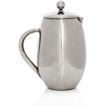 Stainless-Steel Double Wall Sabichi 800ml Café Press – Silver