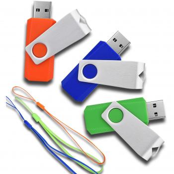 RAOYI Lot de 3 Clé USB 32 Go Pivotante