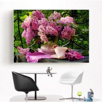 Décor Mural Diamant Floral 20×30 cm
