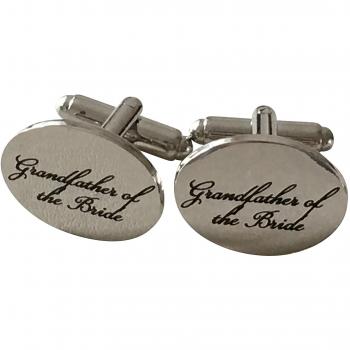 Silver Cufflinks for Best Man