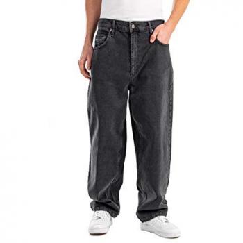Jeans Baggy Nero con Lavaggio Black Wash