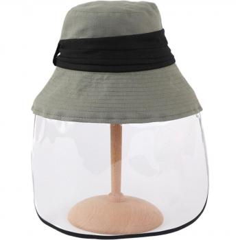 Unisex Adult Safety Fisherman's Hat with Clear Anti-Saliva Shield