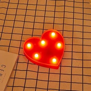 LED Cuore Rosso Luz Light 16 cm – Alimentazione con 2AA