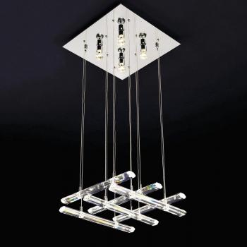 Lámpara Colgante Italux Diamond 16 Luces
