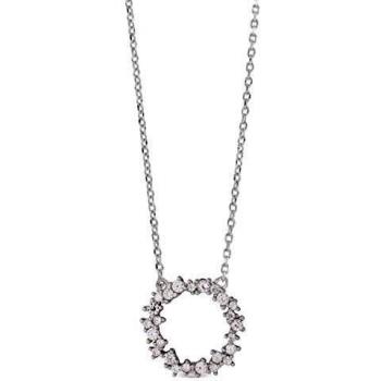 Collar de plata de ley 925 Thilak de Luxenter con circonitas brillantes