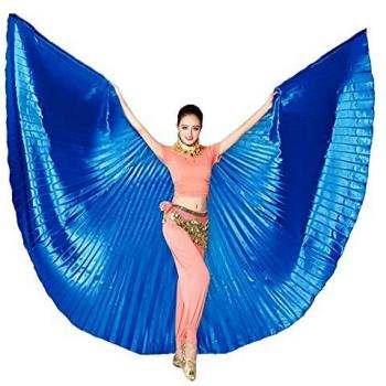 Egyptian Belly Dance Isis Wings with Sticks for Women