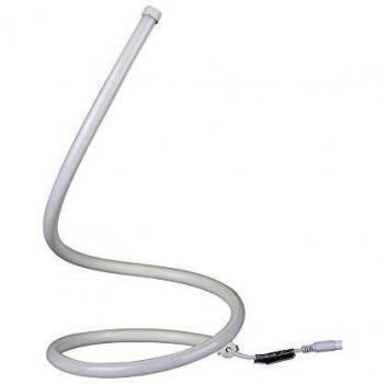 Lampada Led da Tavolo Design Moderna Spirale Bianca 17W Caldo 3000K Confezione danneggiata