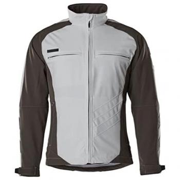 MASCOT® Herren Softshelljacke DRESDEN weiß, anthrazit Größe 4XL
