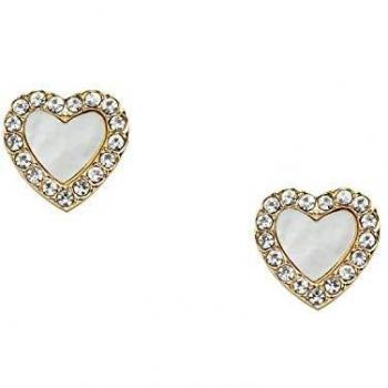Fossil JF03215710 Pendientes de Acero Oro Amarillo
