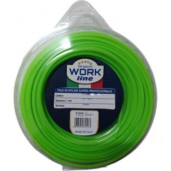 FILA 2,4‑4 mm Quadrato Work Line Fima (Tagliaerba)