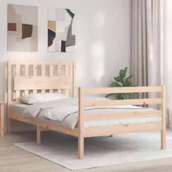 Solid Wooden Bed Frame (100x200 cm) by vidaXL