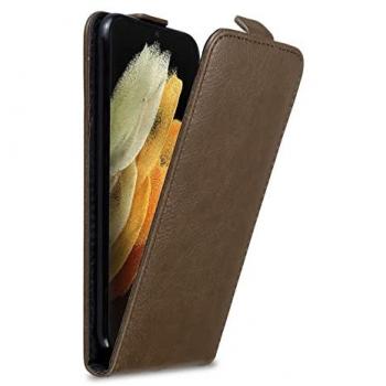 Protection élégante marron café pour Samsung Galaxy S22 Ultra