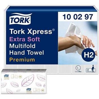 Secamanos plegado entredoblado Tork Premium Extra suave