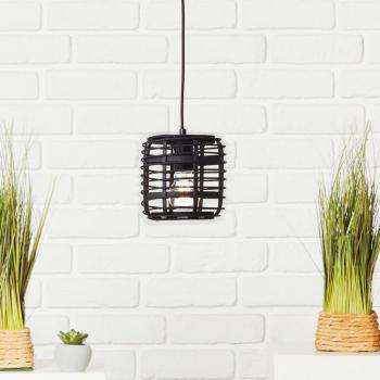 Brilliant Pendelleuchte »Crosstown«, 1 flammig, Leuchtmittel E27 ohne Leuchtmittel, Hängelampe 16cm holz dunkel/schwarz