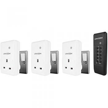 Remote Control Power Sockets 3 Pack