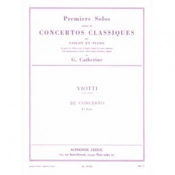 PREMIERS SOLOS CONCERTOS