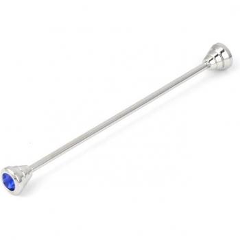 1 Pc Men's Tie Clip Collar Pin Brooch Barbell Lapel Stick