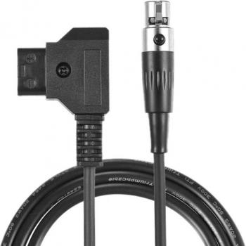 Conector D‑Tap a Mini XLR 4‑Pin Recto 100 cm – Monitor VFM 5,6″
