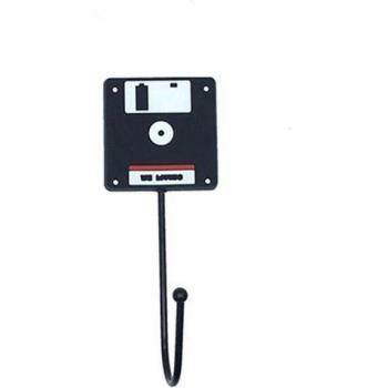 Retro Silicone Storage Wall Hooks with Strong Adhesive